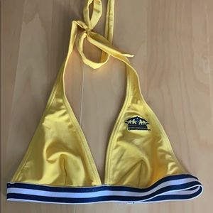 Yellow bikini top